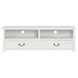 TV Cabinet White 120x30x40 cm Wood