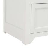 TV Cabinet White 120x30x40 cm Wood - Close-Up Angle