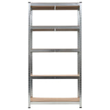 Storage Shelves 2 pcs 90x40x180 cm MDF - Top-Down View