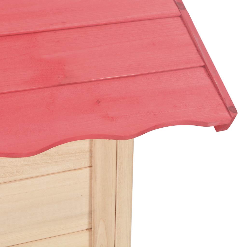 Kids Play House Fir wood Red