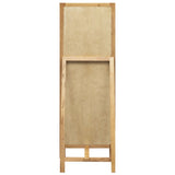Freestanding Mirror 48x46.5x150 cm Solid Oak Wood