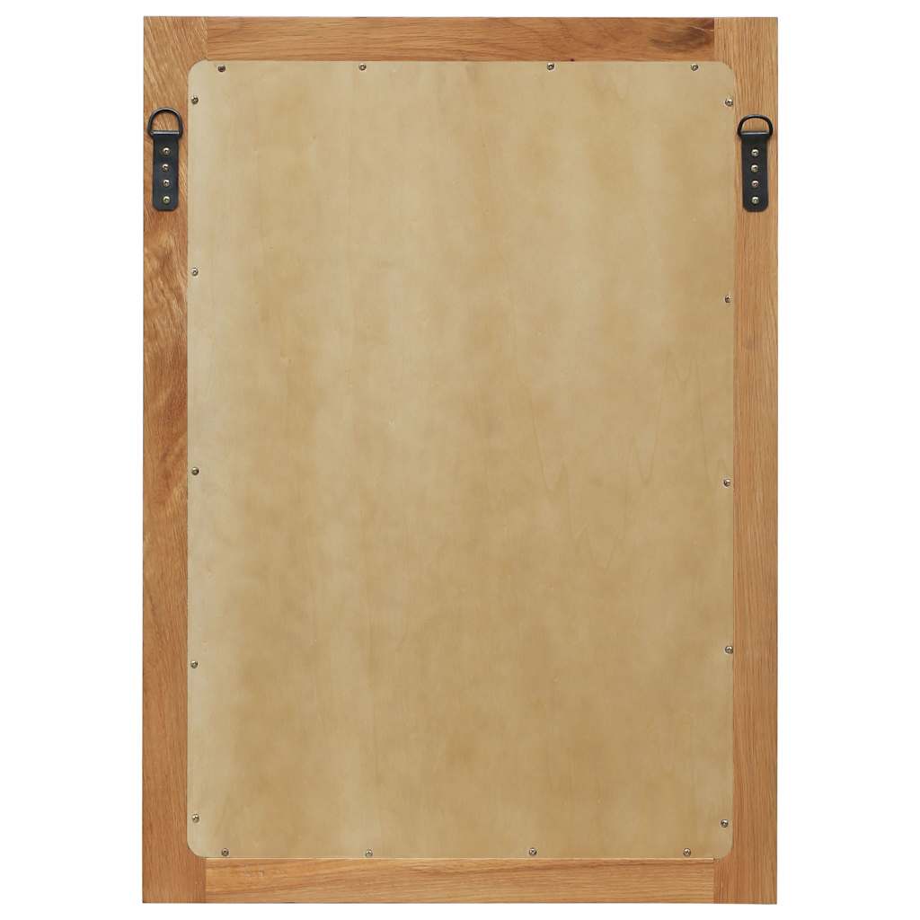 Mirror 50x70 cm Solid Oak Wood