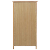 Wine Cabinet 56x32x110 cm Solid Oak Wood - Top-Down View
