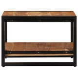 Coffee Table 60x60x40 cm Solid Acacia Wood - Side View