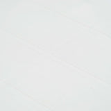 Garden Table White 220x90x72 cm Plastic Rattan Look