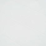 Garden Table White 220x90x72 cm Plastic Rattan Look