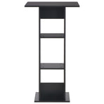 Bar Table Black 60x60x110 cm