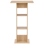 Bar Table Oak 60x60x110 cm