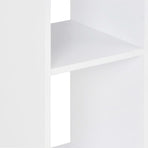 Bar Table White and Sonoma Oak 60x60x110 cm