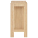 Bar Table with Shelf Oak 110x50x103 cm