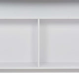 Bar Table with 2 Table Tops White 130x40x120 cm - Extra Image