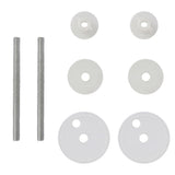 Toilet Seats with Lids 2 pcs MDF Stones