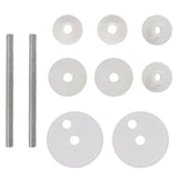 Toilet Seats with Lids 2 pcs MDF Old Wood - Extra Image