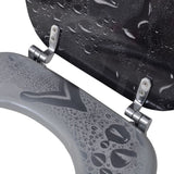 Toilet Seats with Lids 2 pcs MDF Water - Close-Up Angle