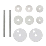 Toilet Seats with Lids 2 pcs MDF Porcelain - Low Angle