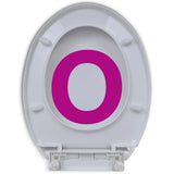 Toilet Seats with Soft Close Lids 2 pcs Plastic White - Close-Up Angle
