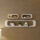 Wall Cube Shelves 6 pcs White