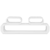 Wall Cube Shelves 6 pcs White - Top-Down View