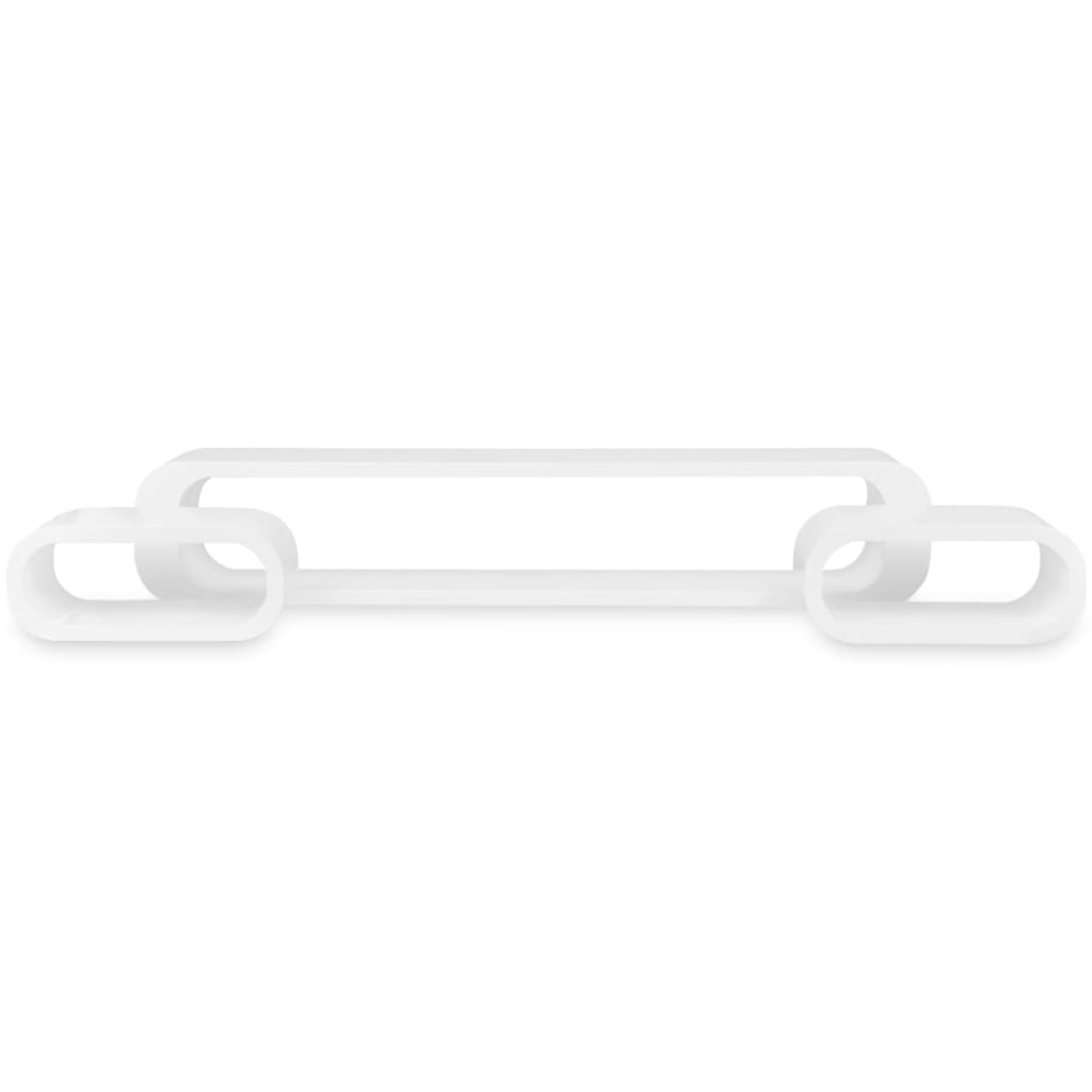 Wall Cube Shelves 6 pcs White