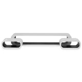 Wall Cube Shelves 6 pcs Black and White - Rear View