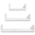 Wall Shelves 6 pcs White