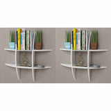 Wall Shelves 2 pcs White