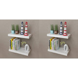 Wall Shelves 4 pcs White 40 cm