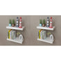 Wall Shelves 4 pcs White 40 cm