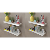 Wall Shelves 4 pcs White 60 cm
