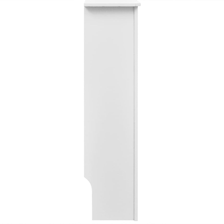 Radiator Covers 2 pcs White 112 cm Engineered Wood