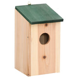 Bird Houses 8 pcs Wood 12x12x22 cm - Front View