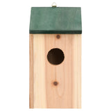 Bird Houses 8 pcs Wood 12x12x22 cm - Side View