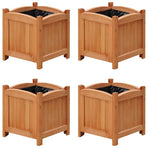 Raised Beds 4 pcs 30x30x30 cm