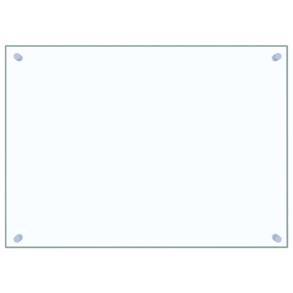 Kitchen Backsplash Transparent 70x50 cm Tempered Glass