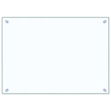 Kitchen Backsplash Transparent 70x50 cm Tempered Glass - Front View