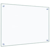 Kitchen Backsplash Transparent 70x50 cm Tempered Glass - 45-Degree Angle