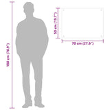 Kitchen Backsplash Transparent 70x50 cm Tempered Glass - Extra Image