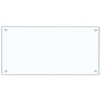 Kitchen Backsplash Transparent 80x40 cm Tempered Glass