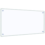 Kitchen Backsplash Transparent 80x40 cm Tempered Glass