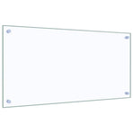 Kitchen Backsplash Transparent 80x40 cm Tempered Glass