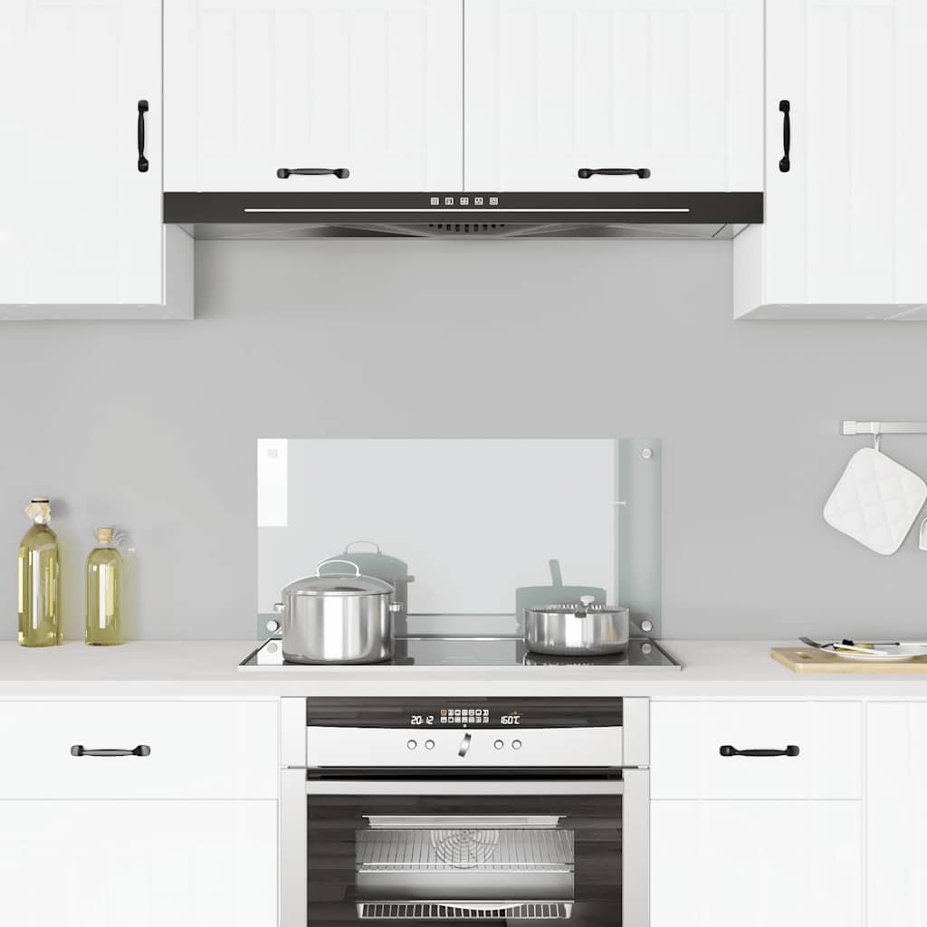 Kitchen Backsplash Transparent 80x40 cm Tempered Glass