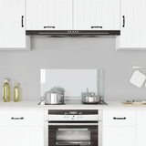 Kitchen Backsplash Transparent 80x40 cm Tempered Glass