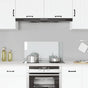 Kitchen Backsplash Transparent 80x40 cm Tempered Glass