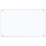 Kitchen Backsplash Transparent 80x50 cm Tempered Glass - Front View