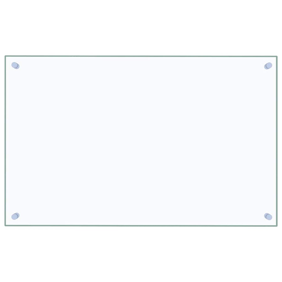 Kitchen Backsplash Transparent 80x50 cm Tempered Glass