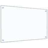 Kitchen Backsplash Transparent 80x50 cm Tempered Glass
