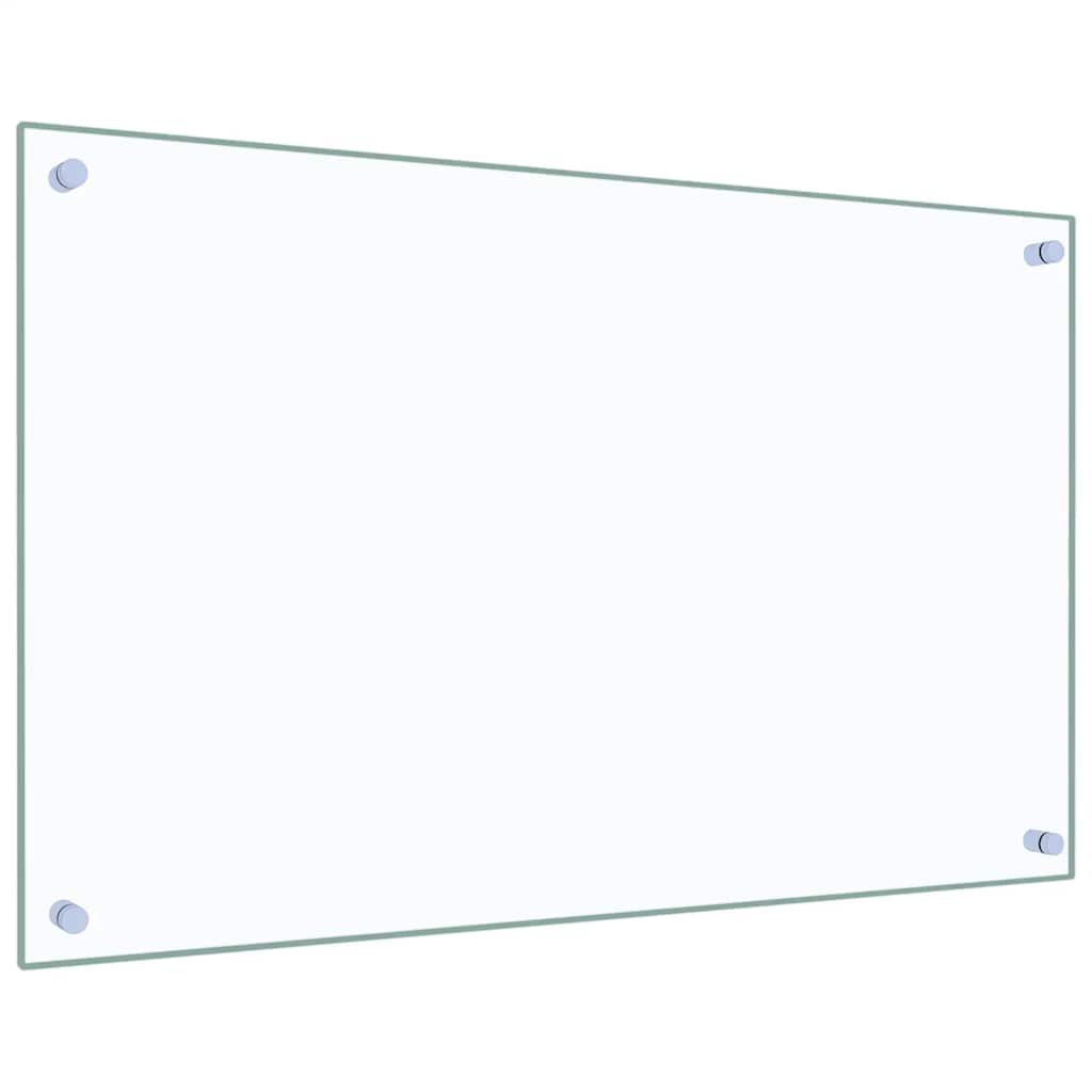 Kitchen Backsplash Transparent 80x50 cm Tempered Glass