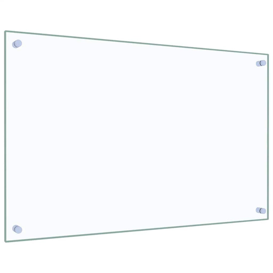 Kitchen Backsplash Transparent 80x50 cm Tempered Glass