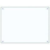 Kitchen Backsplash Transparent 80x60 cm Tempered Glass