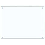 Kitchen Backsplash Transparent 80x60 cm Tempered Glass